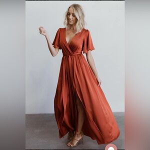 Baltic Born Sicily Satin Maxi Dress